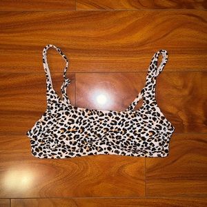Cheetah Bikini Top